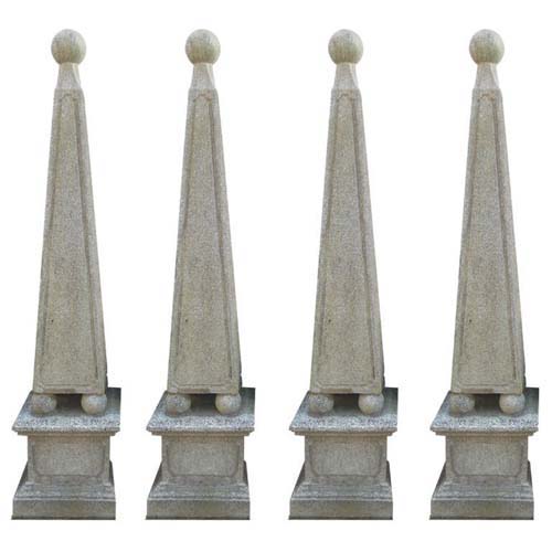 Cast Stone obelisks 4 SOLD