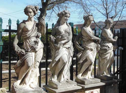 Statues, Cast Stone 4 seasons SOLD