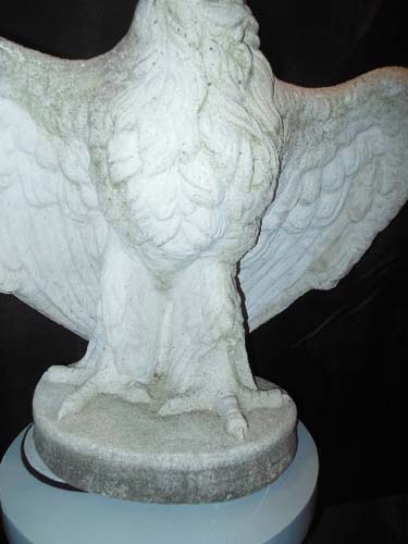 Stone Pair of Garden Eagles.   SOLD