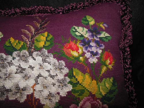 Bead Work Pillow