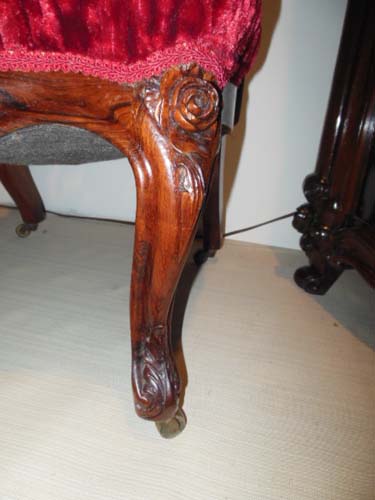Chair, Belter Victorian Slipper Chair