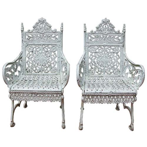 Chairs,  Timmes Cast Iron SOLD