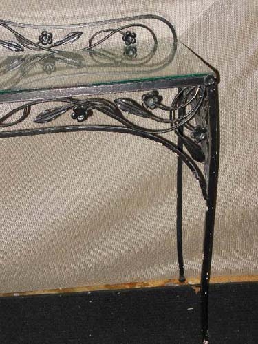 Console table Wrought Iron SOLD