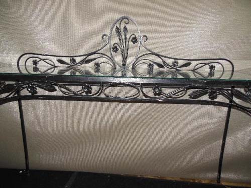 Console table Wrought Iron SOLD