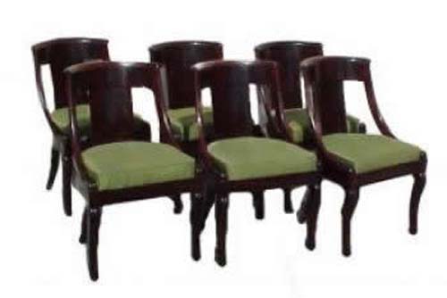 Antique Set Of Am. Classical Chairs