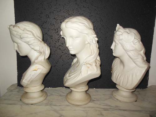 Parian Busts, Copeland England. SOLD