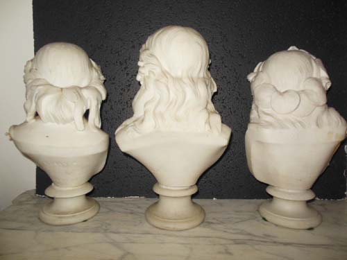 Parian Busts, Copeland England. SOLD
