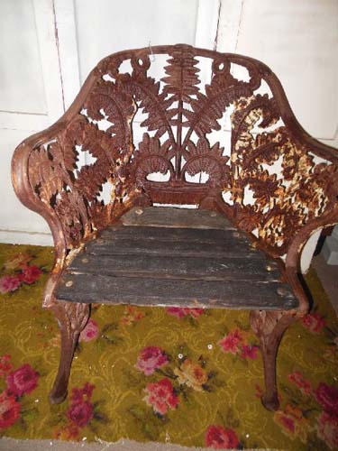 Chair, Cast Iron Fern Chair, Coalbrookdale? Sold