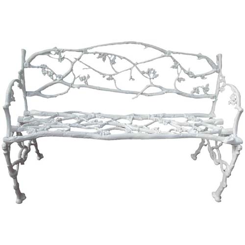 Bench, Cast Iron Twig Bench SOLD