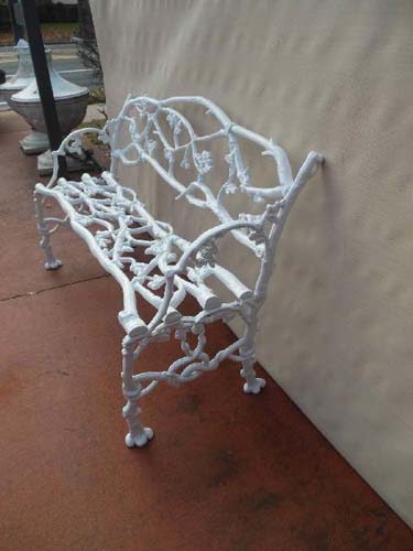 Bench, Cast Iron Twig Bench SOLD