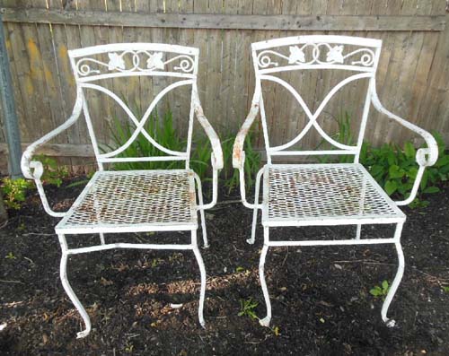 Salterini Chairs, Mt Vernon Pattern  Sold