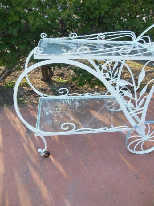 Tea cart, Vintage Salterini for patio/garden SOLD