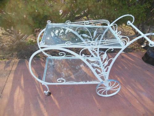 Tea cart, Vintage Salterini for patio/garden SOLD