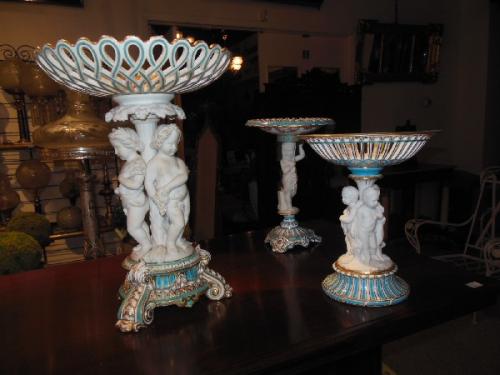 Parian English Copeland and Minton Compotes