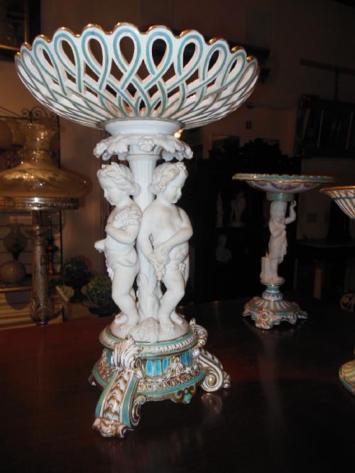 Parian English Copeland and Minton Compotes