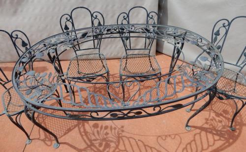 Salterini Dining Room set for Garden or Patio SOLD