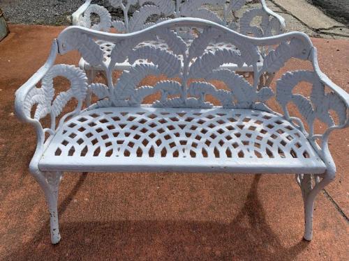 Benches Pr Cast Iron Fern Benches       SOLD