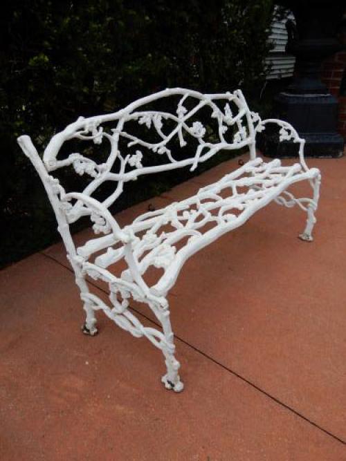 Cast Iron Rustic or Twig Bench