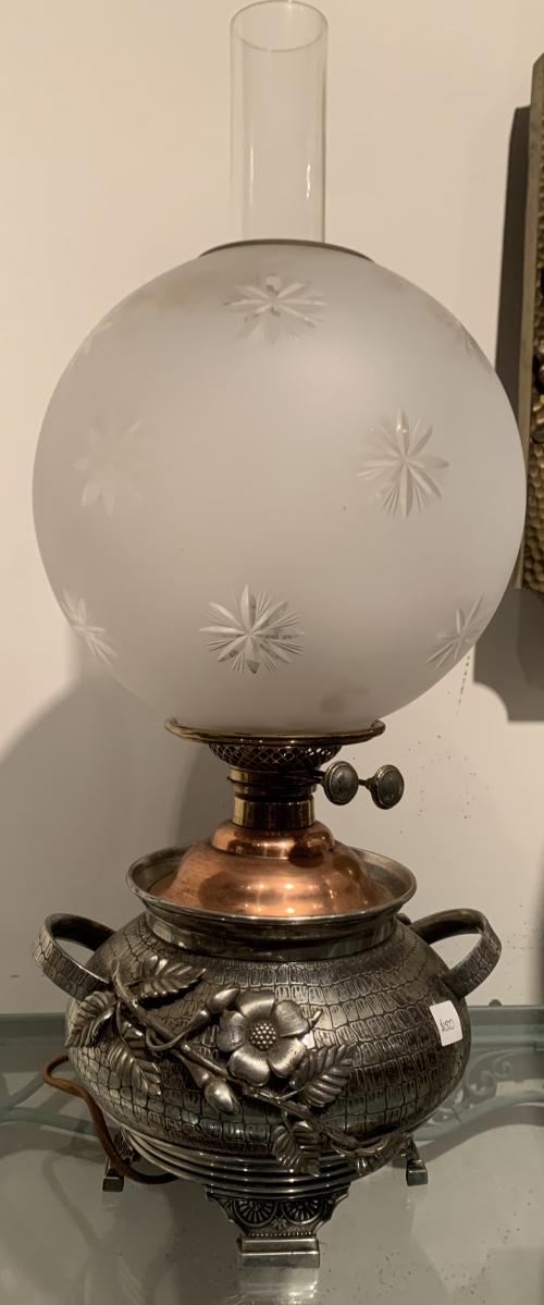 LAMP; Aesthetic Lamp,silverplate base
