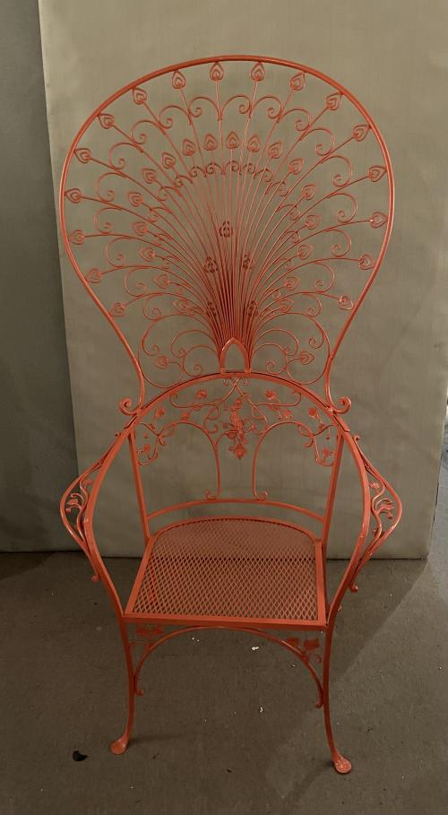 Vintage Salterini Peacock chair. Hold