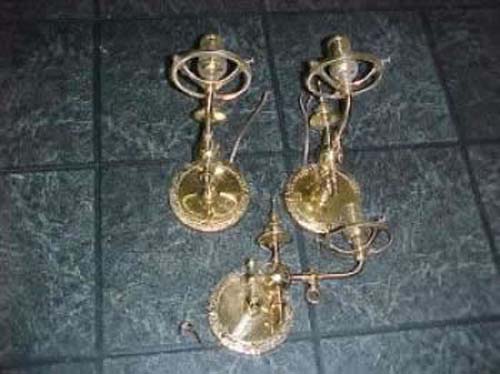 Victorian Gothic 2 arm Gas Chandelier