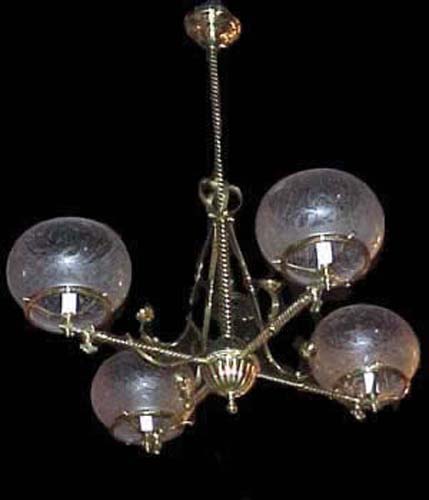 Cornelius & Co Rococco 4 Arm Gas Chandelier