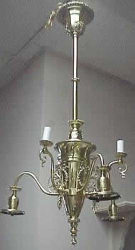 Pr of Figural Gas Sconces