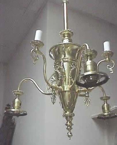 Pr of Figural Gas Sconces