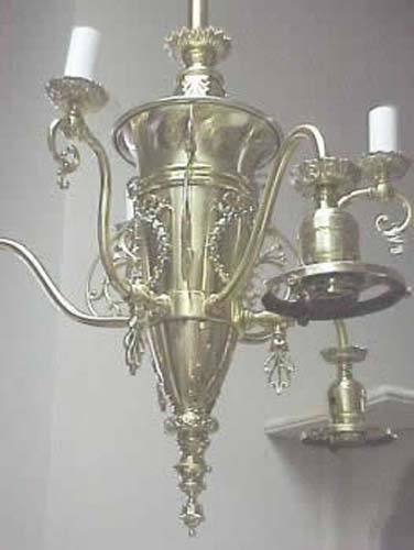 Pr of Figural Gas Sconces