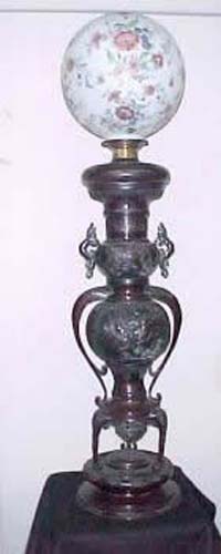  Victorian Cherub Banquet Lamp - 268