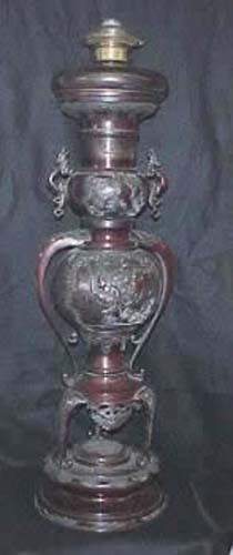  Victorian Cherub Banquet Lamp - 268