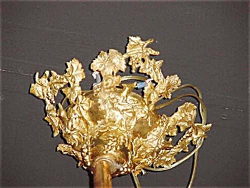 Victorian cherub sconce