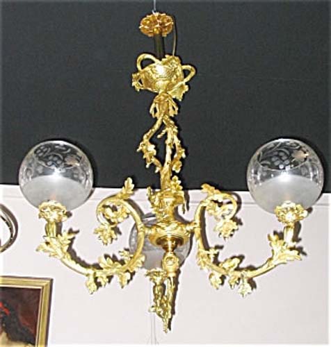 Pr of Rococco Gas Sconces