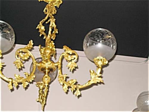 Pr of Rococco Gas Sconces