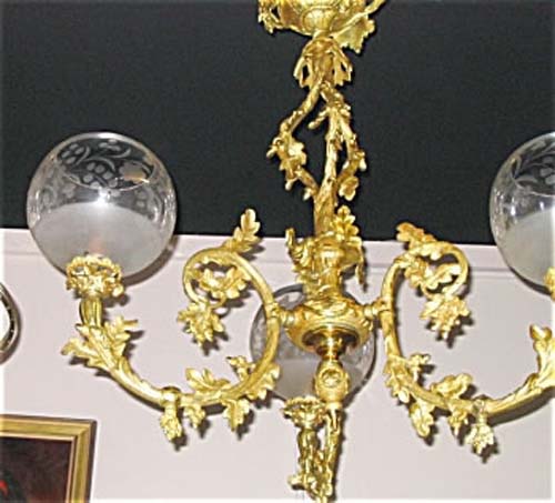 Pr of Rococco Gas Sconces