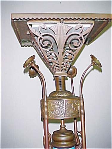Victorian Brass Longwy Table. SOLD