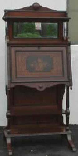 Victorian Renaissance Revival Inlaid Desk