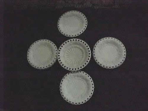 English Parian Dessert Set  SOLD