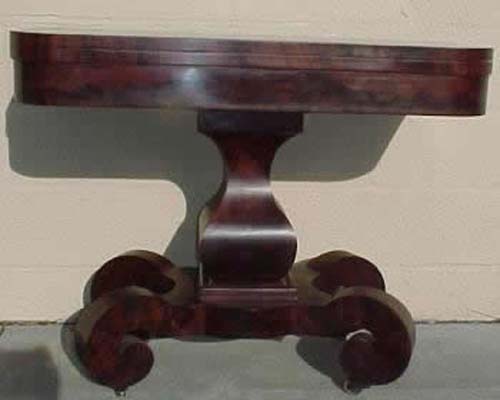 Meeks Labeled Classical Card Table