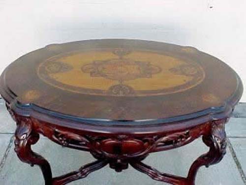 Victorian Inlaid Rosewood  Attrib G. Herter. SOLD