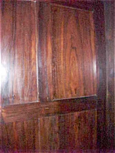 Labeled Meeks Rosewood Rococo Armoire