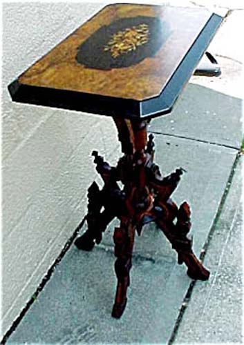 Victorian Renaissance Revival Inlaid Table