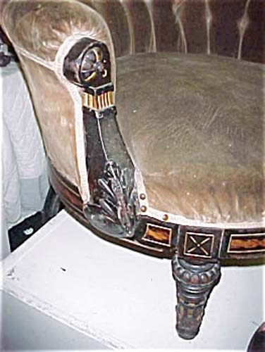 Victorian Ebonized  “Herter”  Armchair