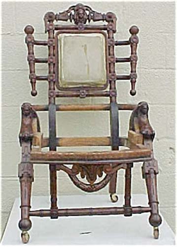 Hunzinger Victorian Rare Figural Chair SOLD