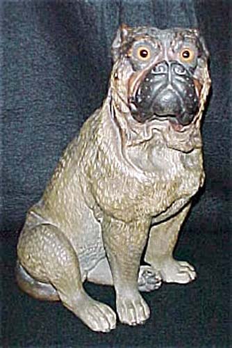 Terra Cotta Pug Dog