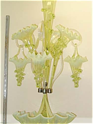 Epergne With 3 Hanging Baskets SOLD