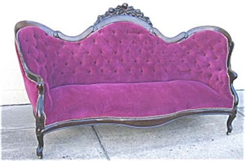 Belter Rosalie Without Grapes Sofa.      SOLD