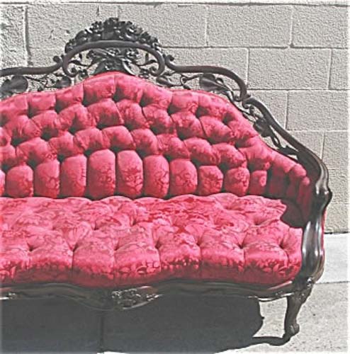 Sofa:Belter Rococo Revival  Loveseat
