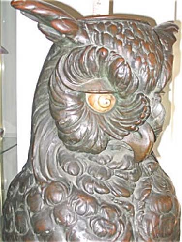 Vienna Bronze Owl Umbrella  Holder