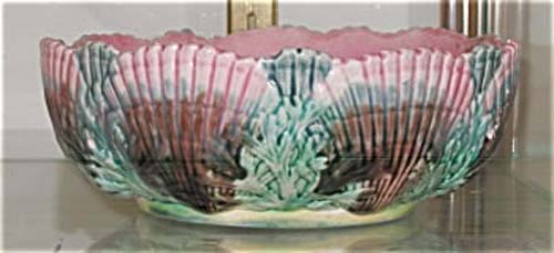 American Majolica: Shell & Seaweed Bowl